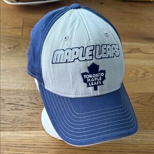 Reebok Toronto Maple Leafs Blue and White Baseball Cap